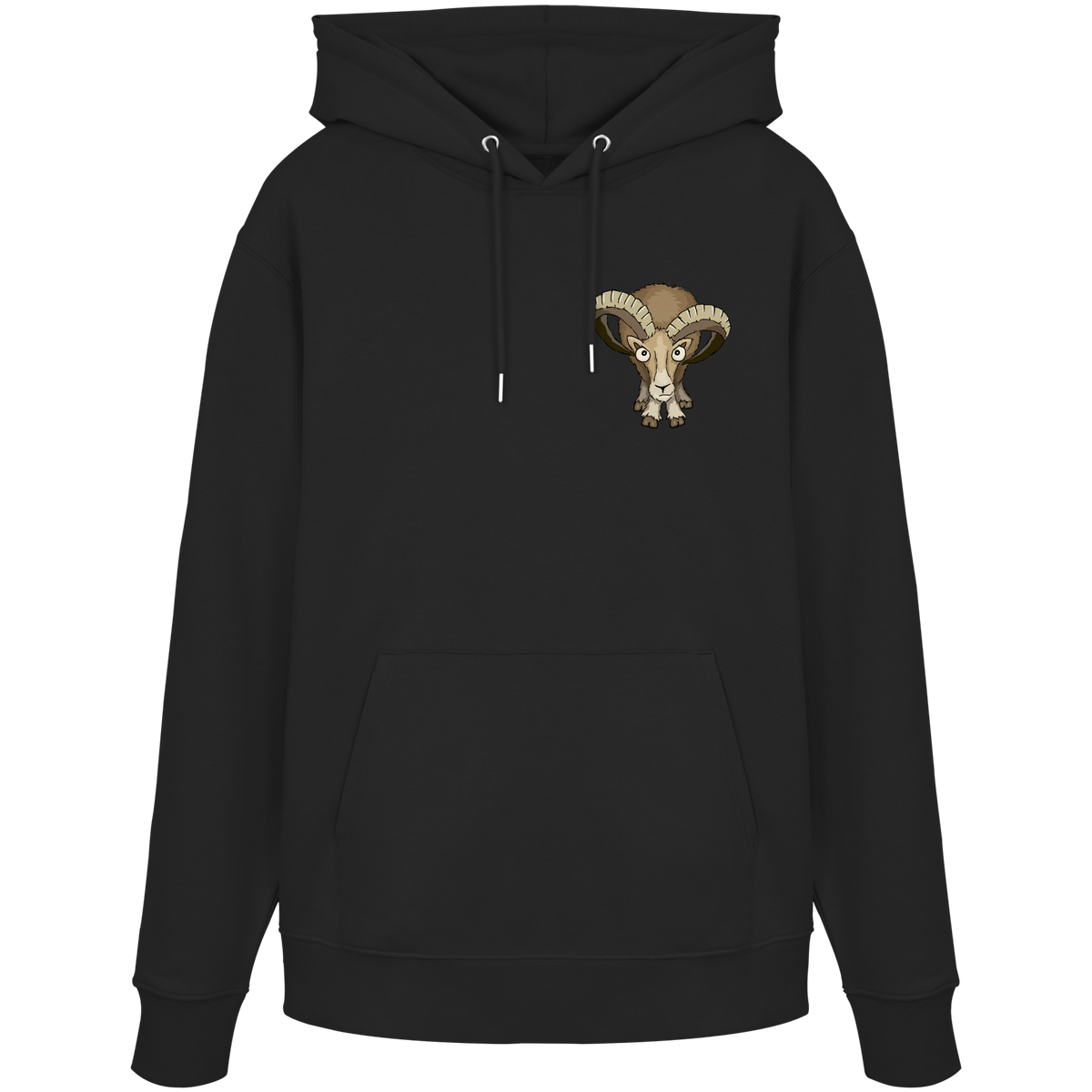 Bockiges Mufflon Widder Schafbock - Organic Hoodie
