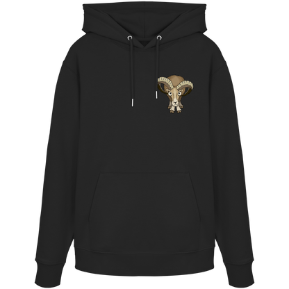 Bockiges Mufflon Widder Schafbock - Organic Hoodie