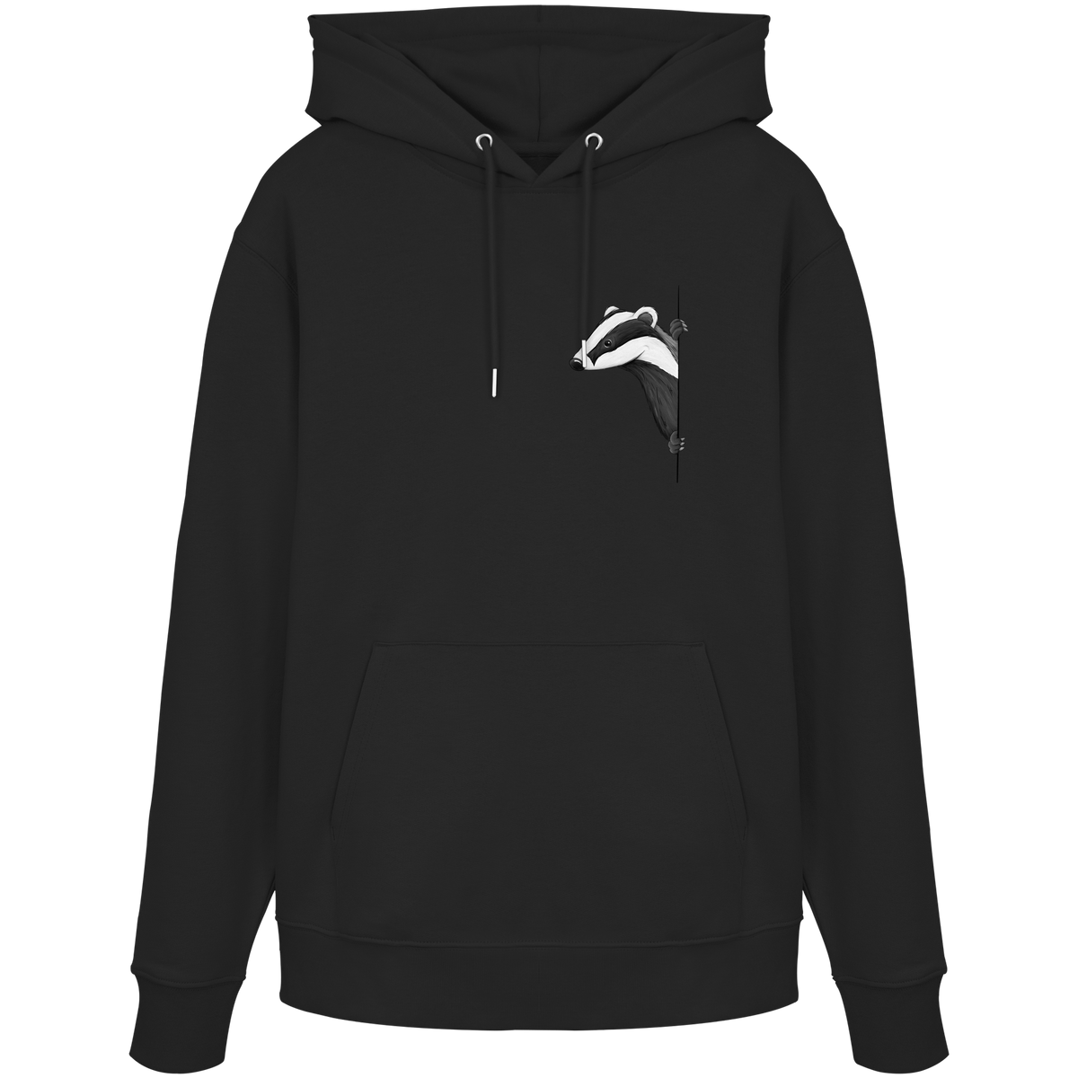 Lässiger Dachs Meister Grimbart - Organic Hoodie