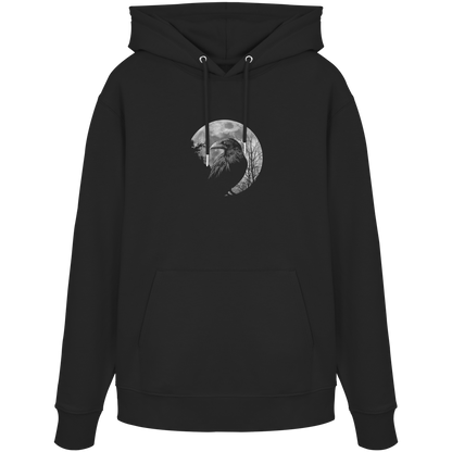 Vollmond-Rabe - Organic Hoodie