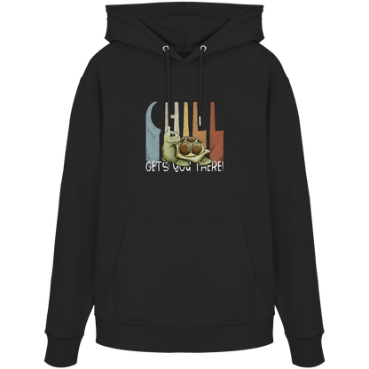 Gechillt gemütliche Schildkröte - Organic Hoodie