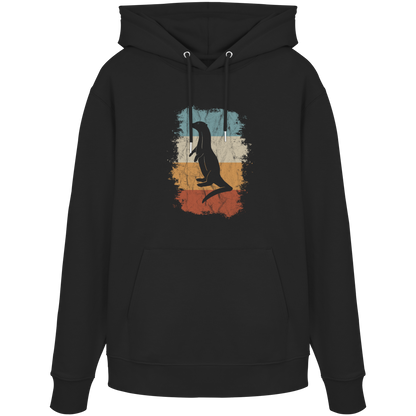 Retro Otter Fischotter Silhouette - Organic Hoodie
