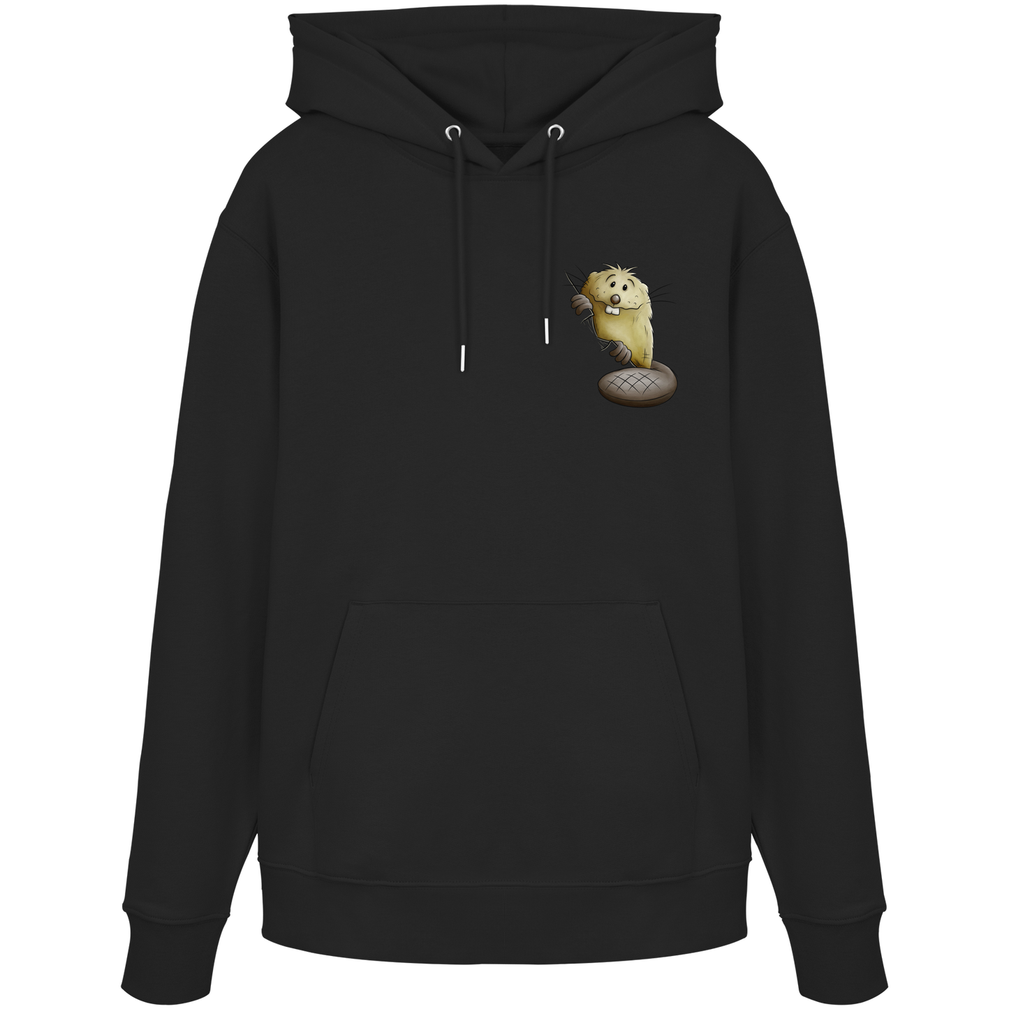 Lustiger frecher Biber - Organic Hoodie