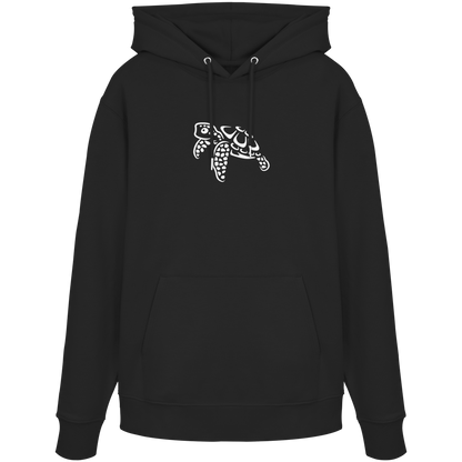 schwimmende Meeres-Schildkröte - Organic Hoodie