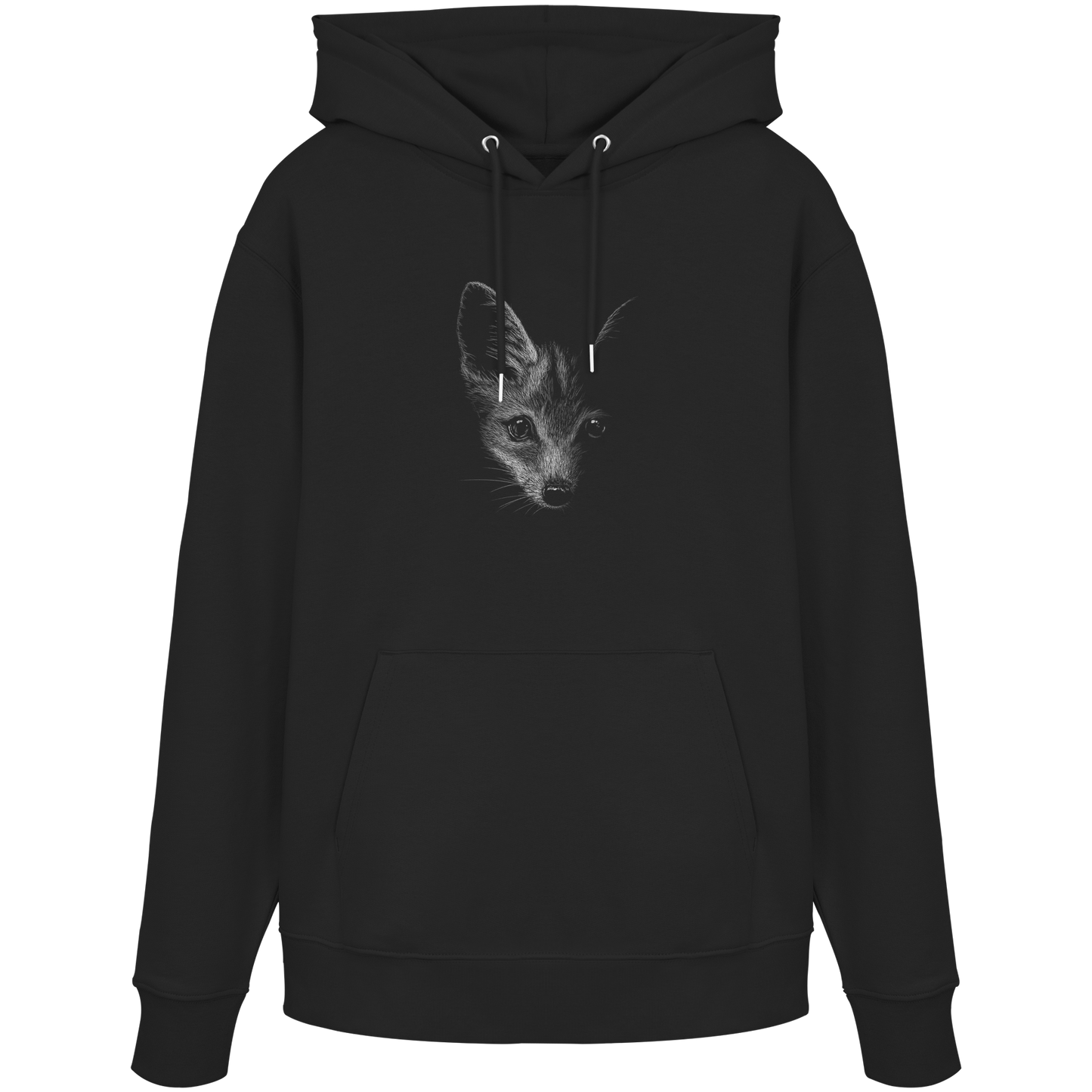 Fuchs Kritzelkunst Illustration - Organic Hoodie