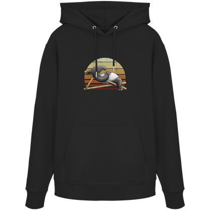 Lässiger Retro Sundown Tapir - Organic Hoodie