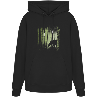 Lässiger Tapir im Zwielicht Wald - Organic Hoodie