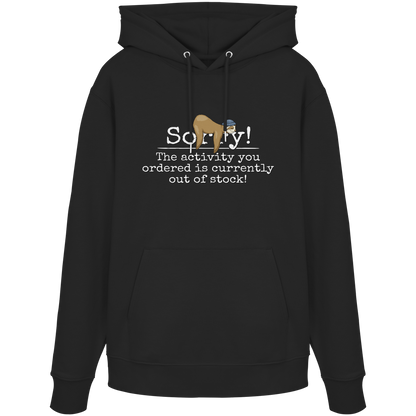No-Activity Faultier - Organic Hoodie