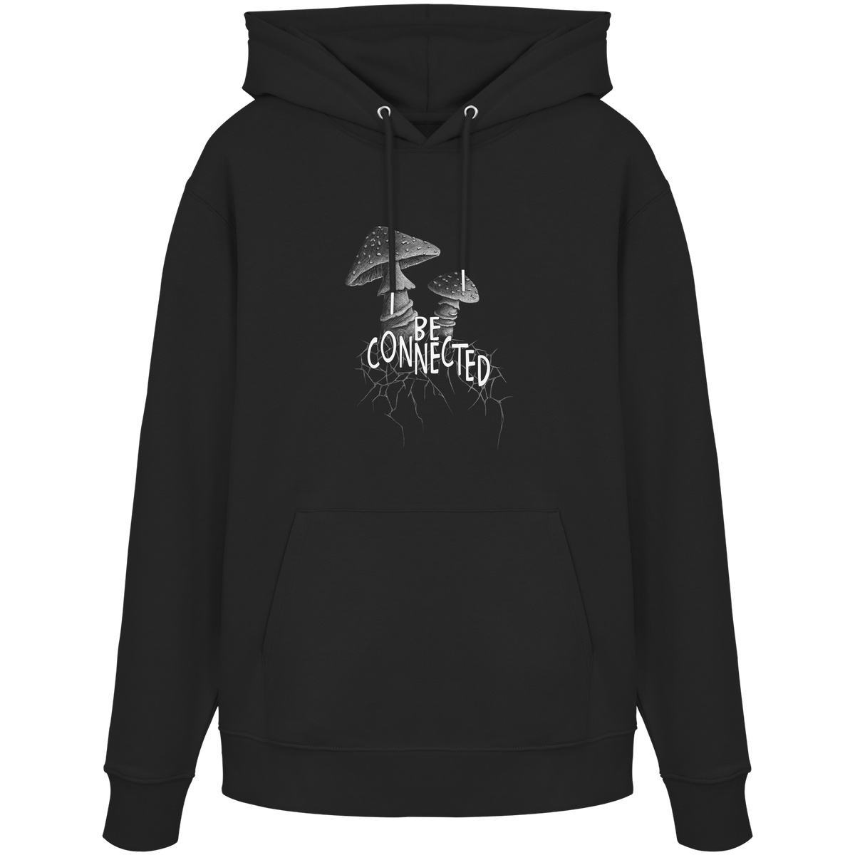 Be Connected Panther-Pilz - Organic Hoodie