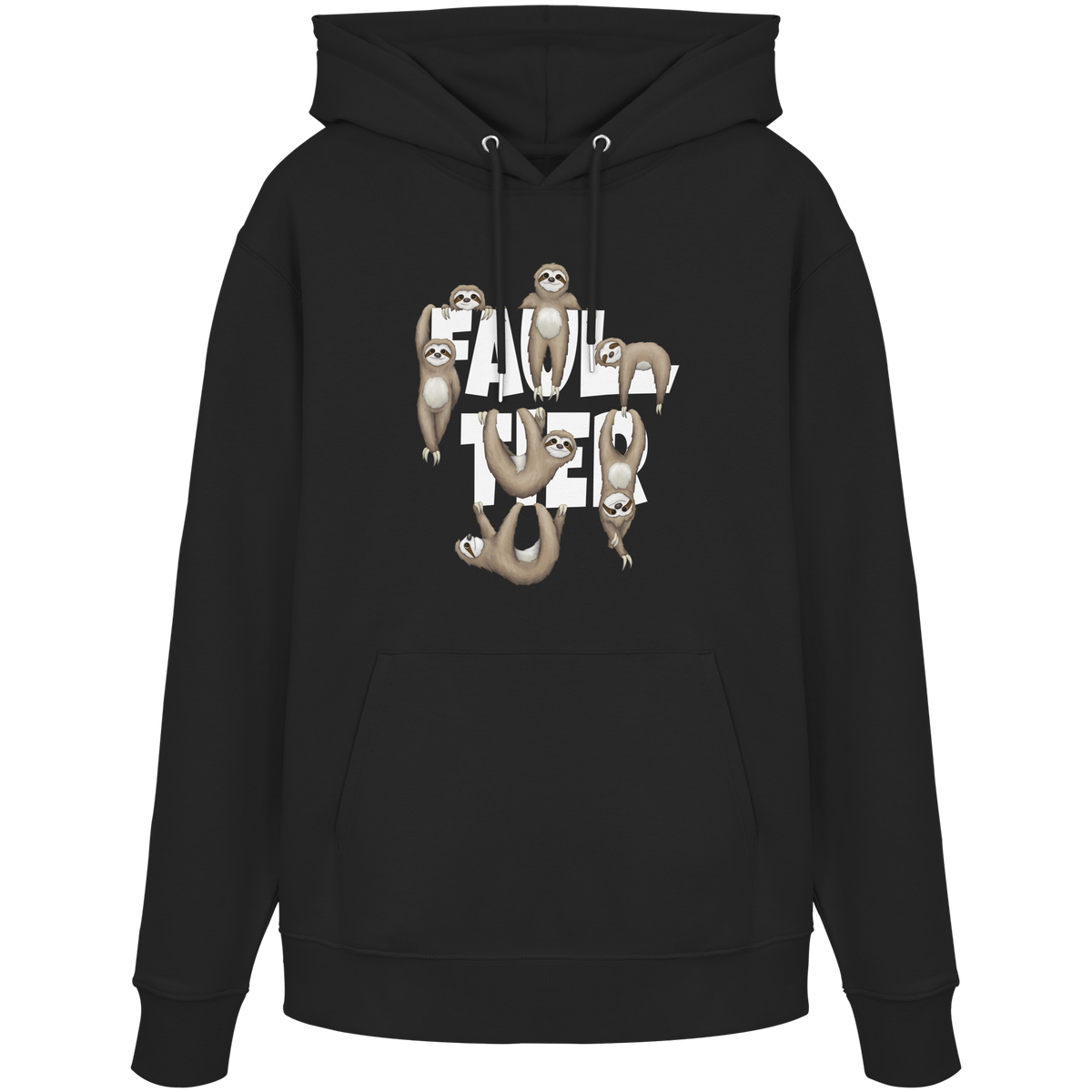 Viele gechillte Faultiere - Organic Hoodie