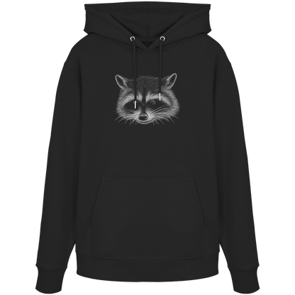 Waschbär Illustration Kritzelkunst - Organic Hoodie
