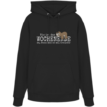 Kawaii Faultier Wochenende - Organic Hoodie
