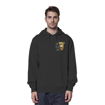 Unbearable – Unerträglich Bär - Organic Hoodie
