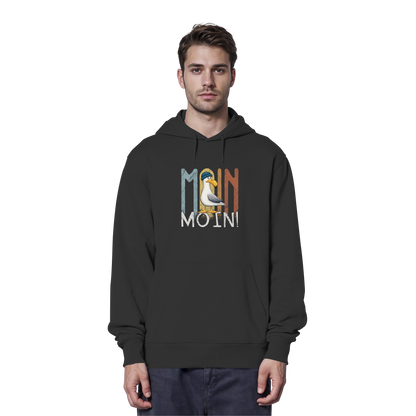 Moin Moin norddeutsche Möwe - Organic Hoodie