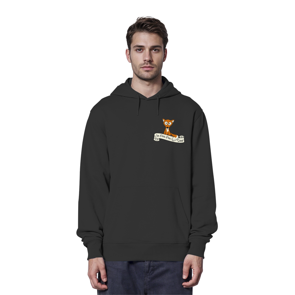 Oh For Fox Sake – Um Fuchses Willen - Organic Hoodie