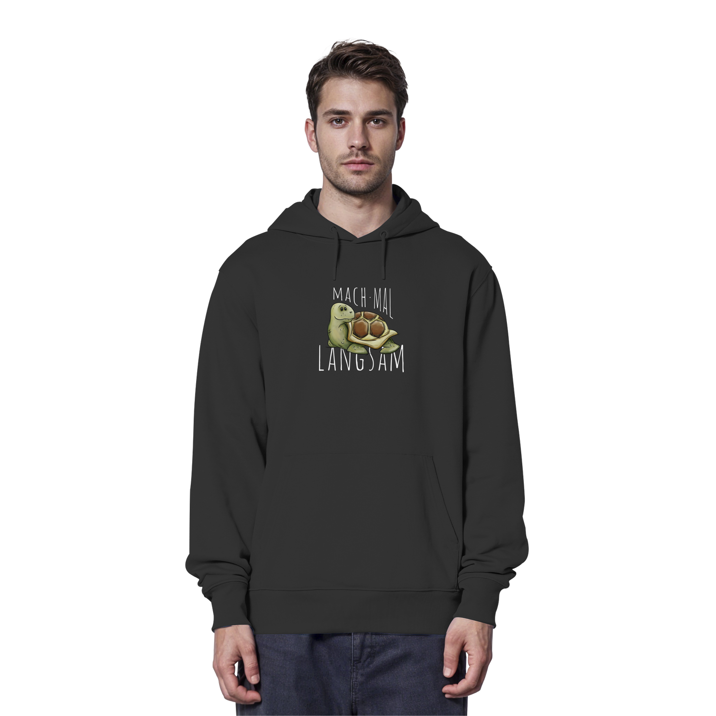 Mach mal langsam Schildkröte - Organic Hoodie