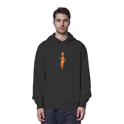 Rotes Eichhörnchen hängt ab - Organic Hoodie
