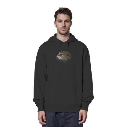 Otter Bleistift Zeichnung KritzelKunst - Organic Hoodie