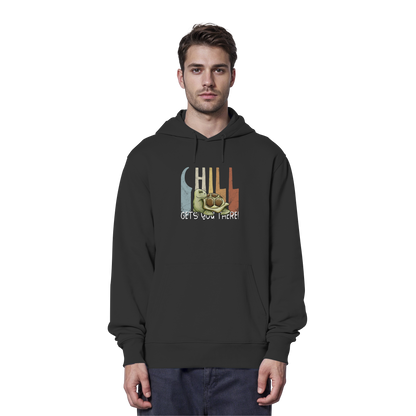Gechillt gemütliche Schildkröte - Organic Hoodie