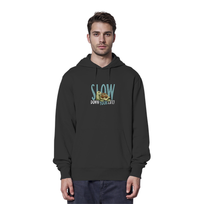 Slow Down Your Life Schildkröte - Organic Hoodie