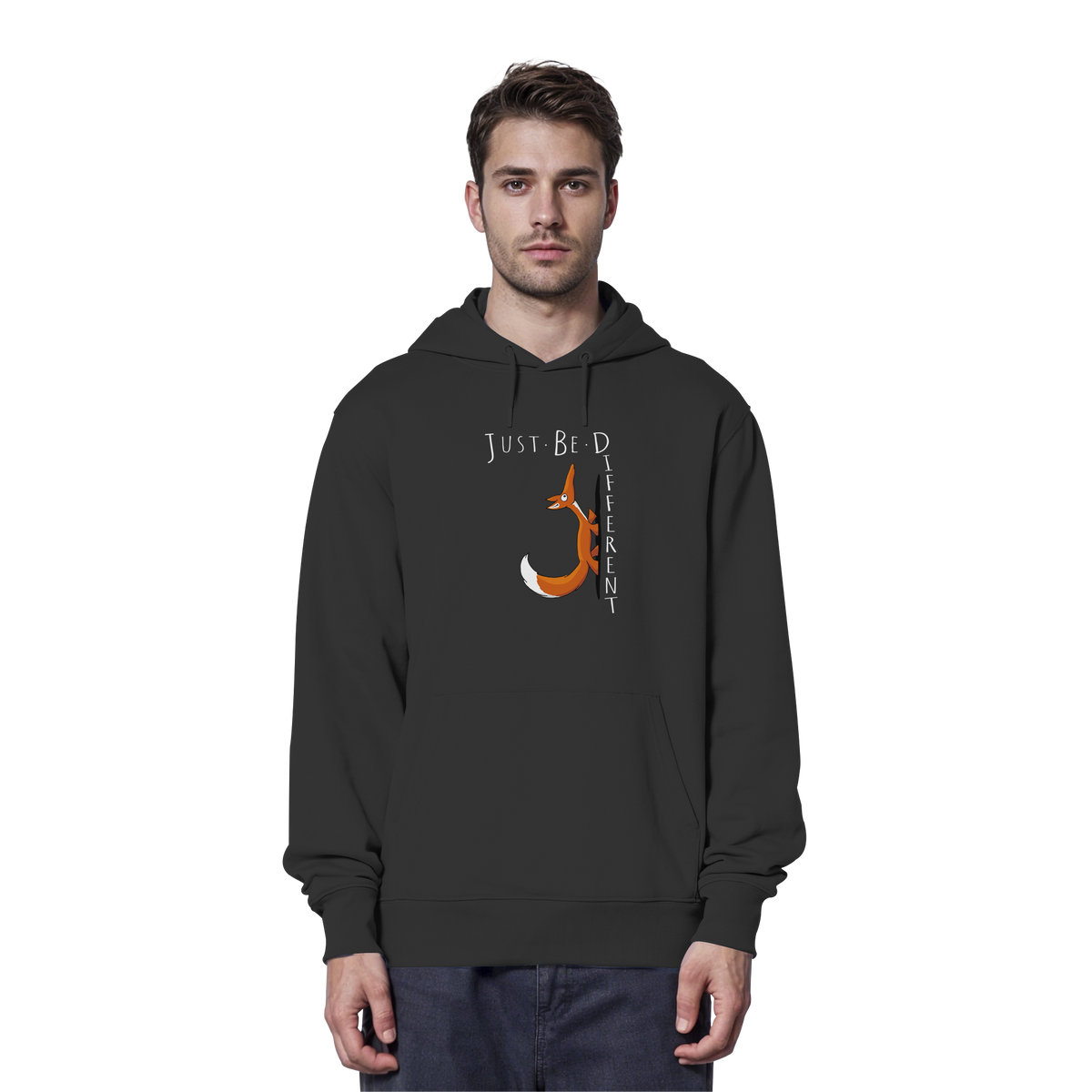 Just Be Different | Sei Anders, kleiner Fuchs - Organic Hoodie