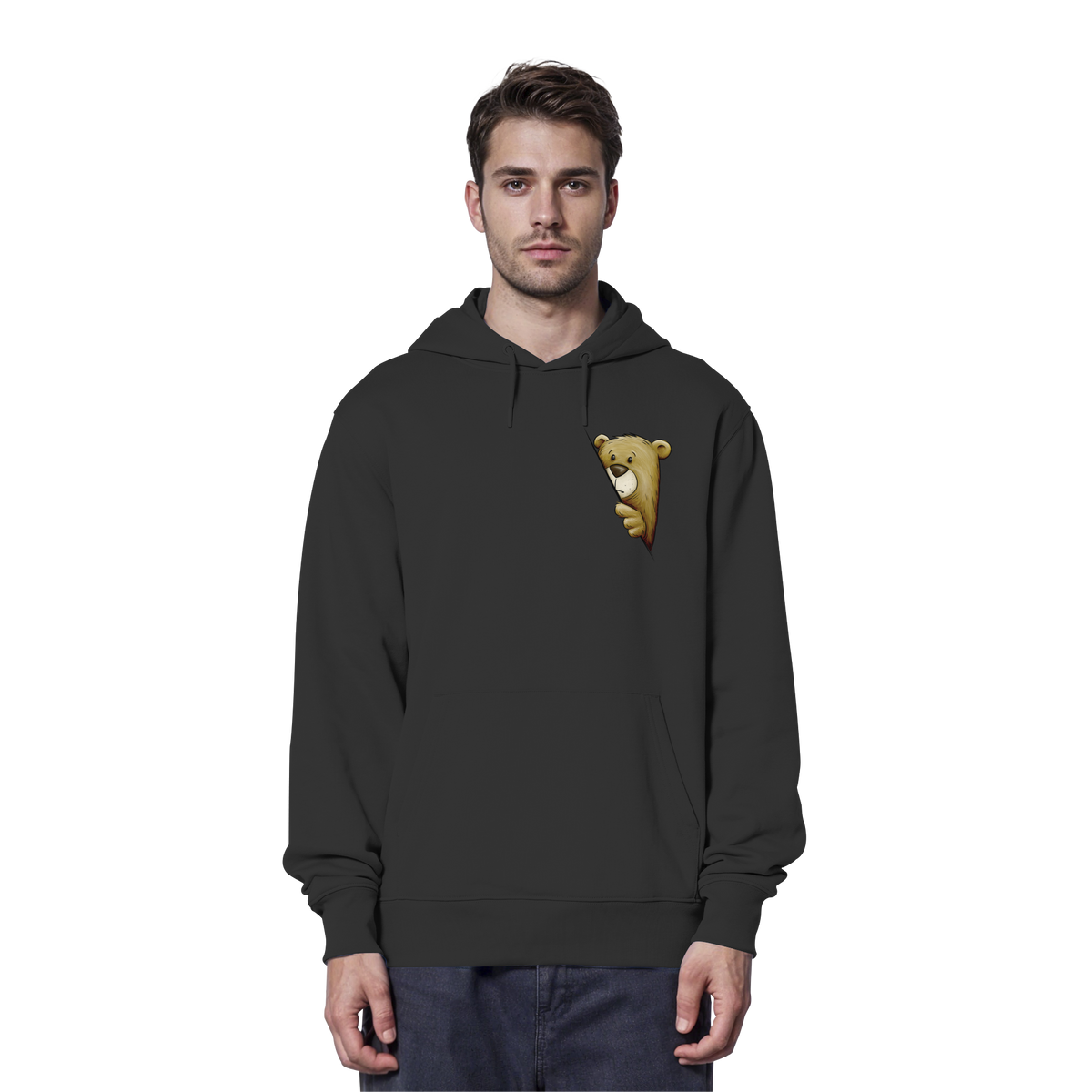 Funky Bär Illustration - Organic Hoodie