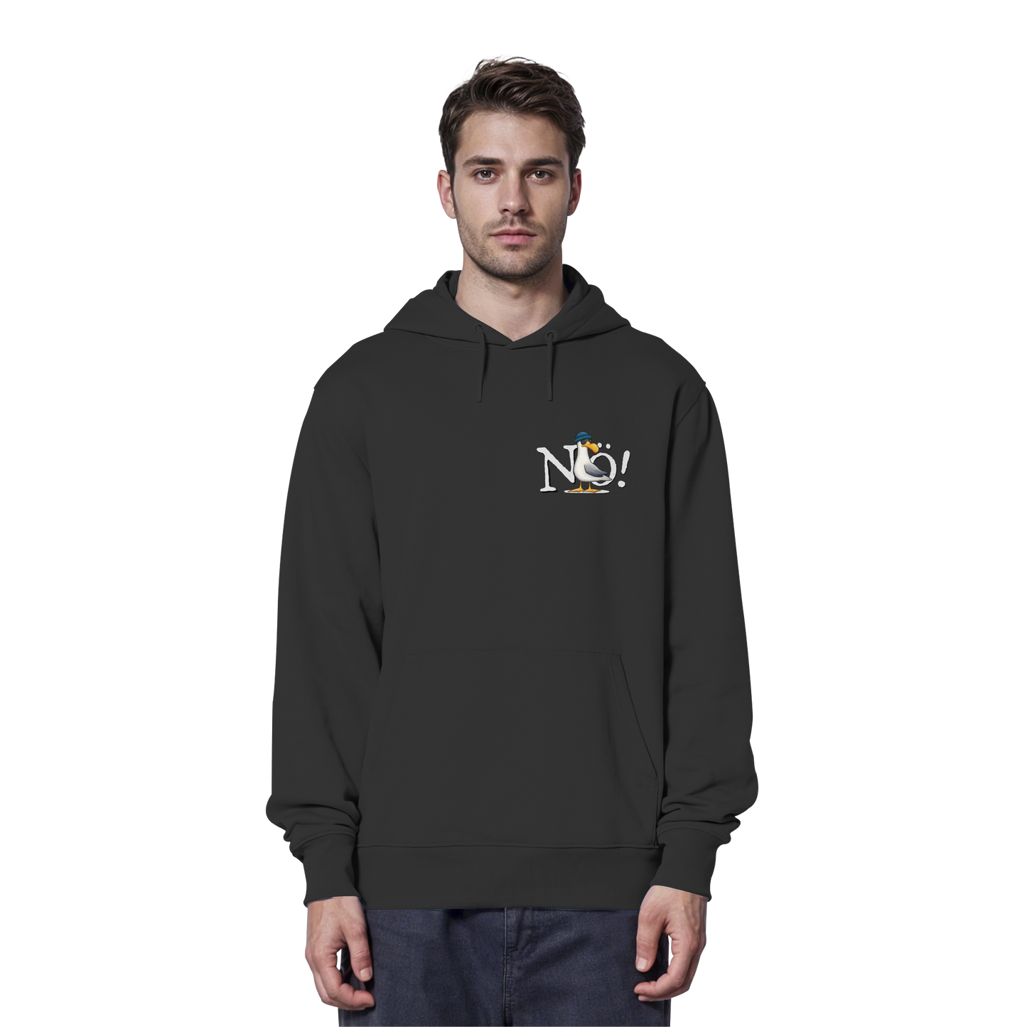 Nö Kein Bock Möwe - Organic Hoodie