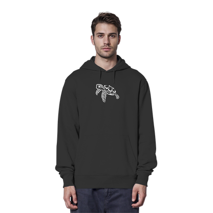 schwimmende Meeres-Schildkröte - Organic Hoodie