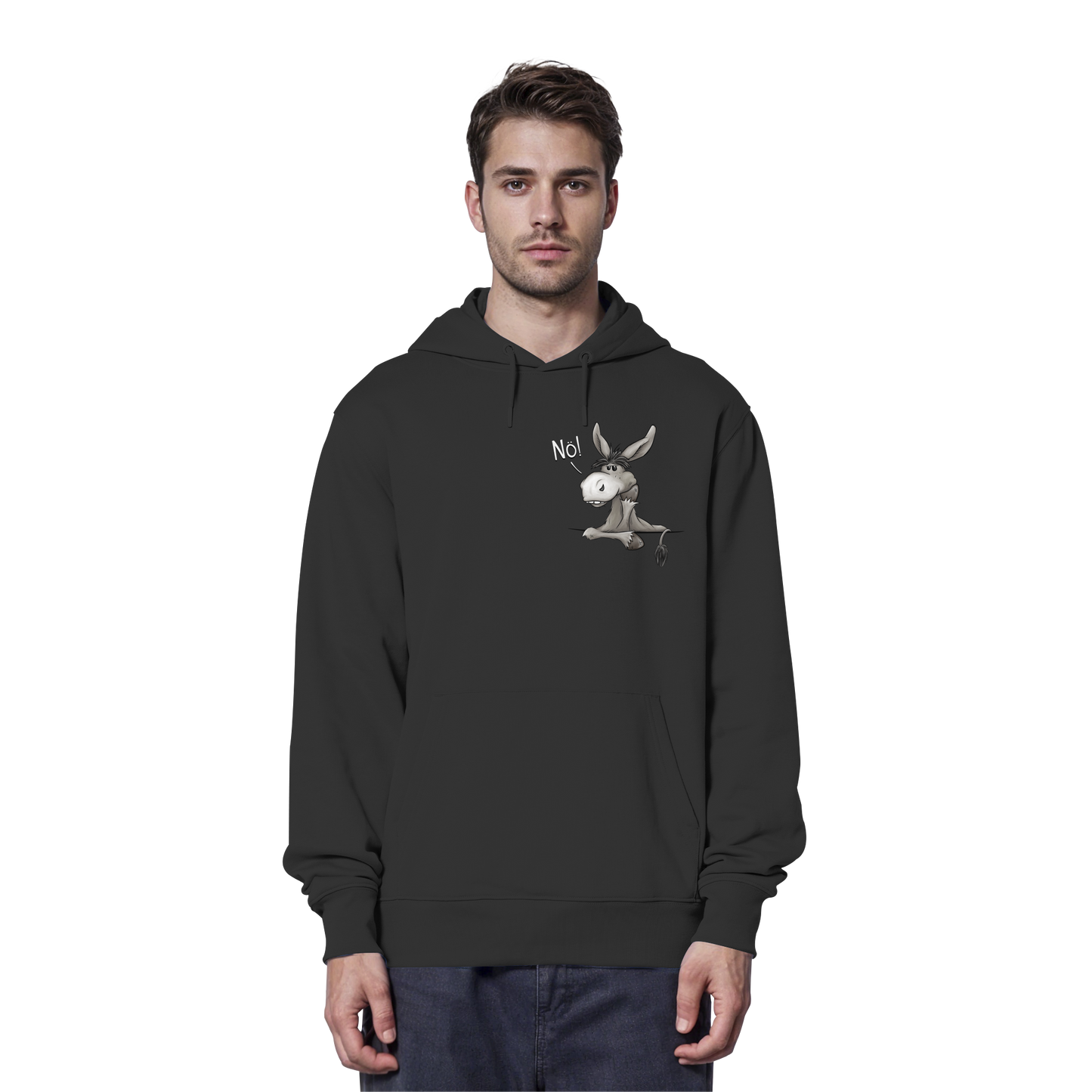 Nö! Störrischer Esel - Organic Hoodie