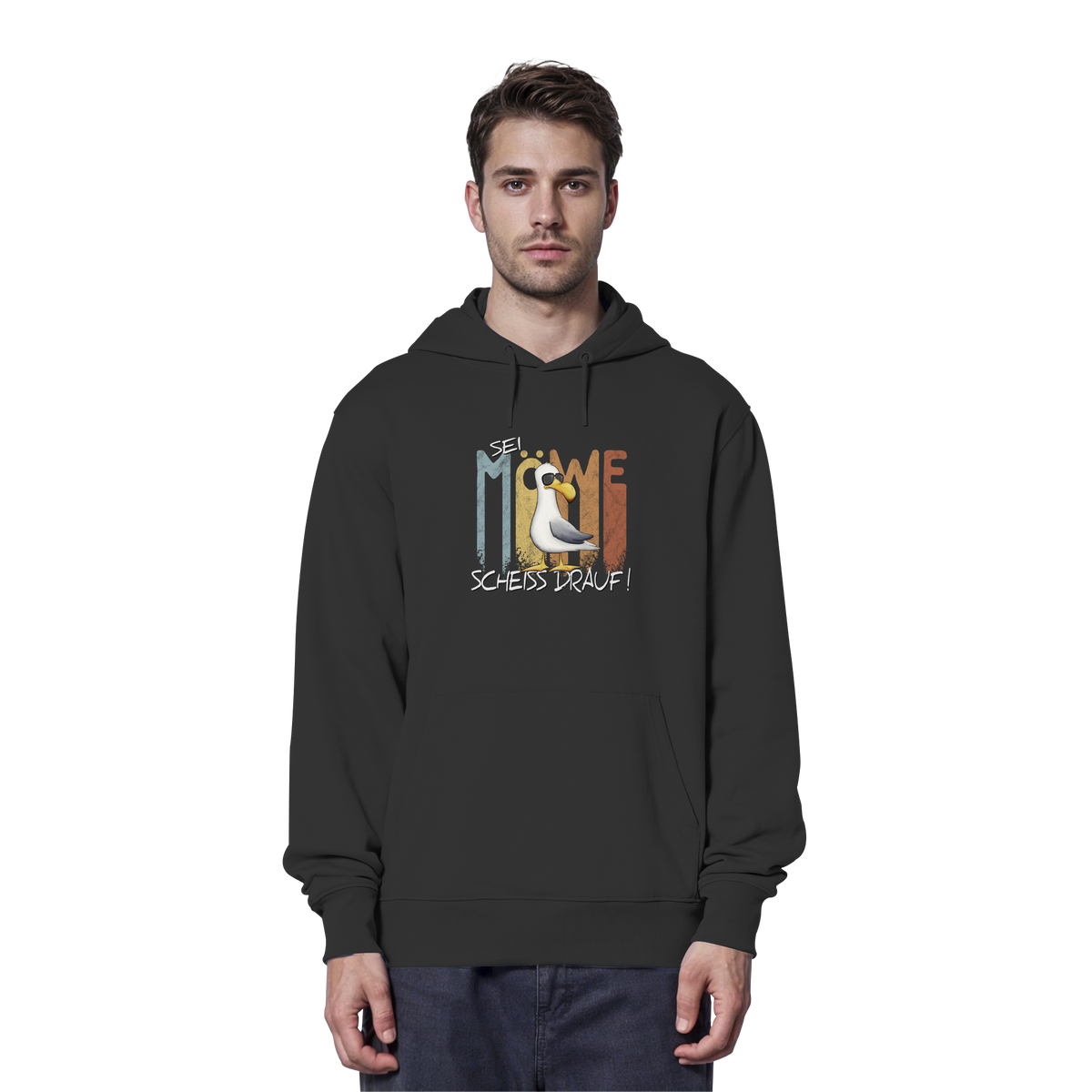 Sei Möwe Scheiß Drauf  - Organic Hoodie