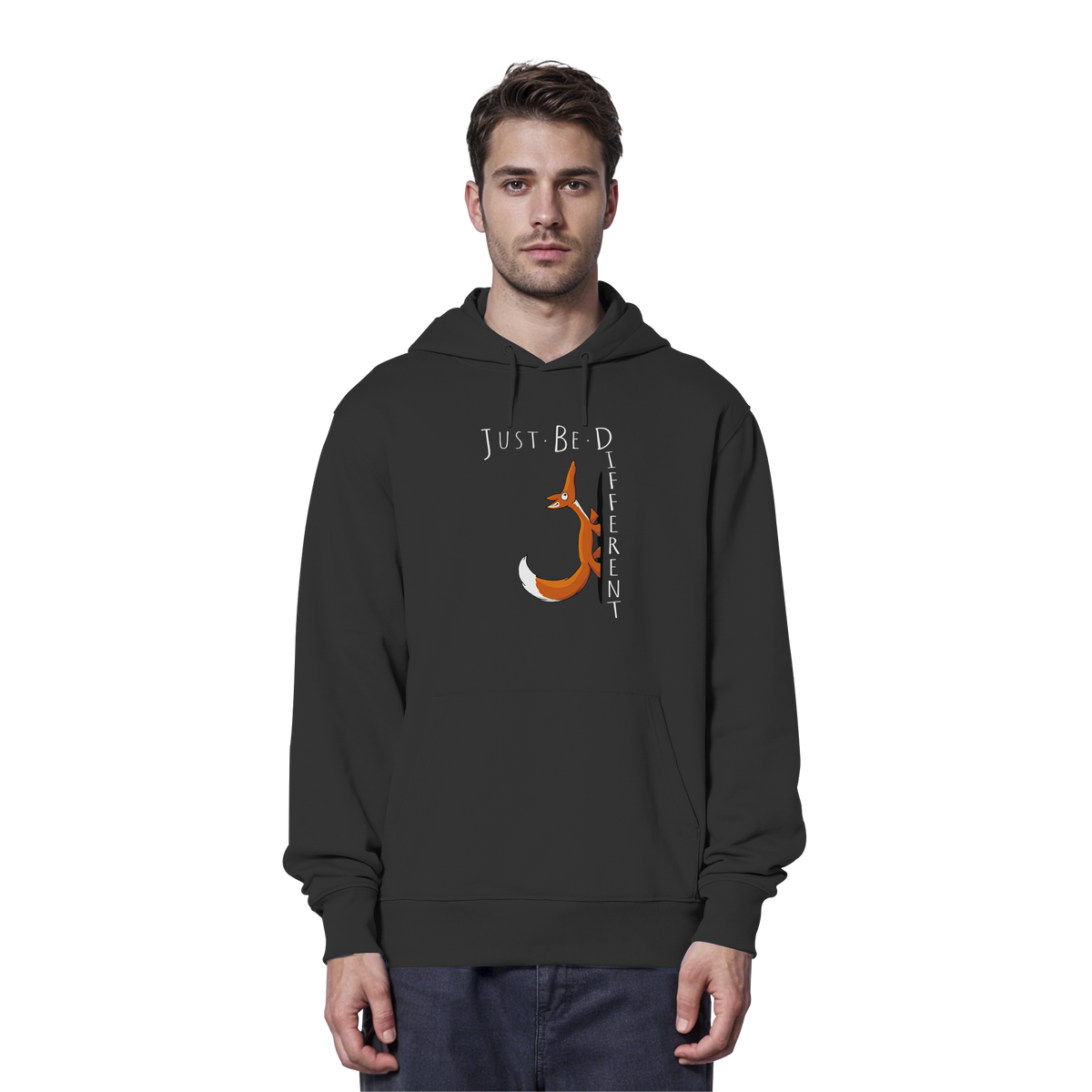 Just Be Different | Sei Anders, kleiner Fuchs - Organic Hoodie