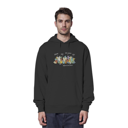 Nope, Nee, Nö Katzen - Organic Hoodie