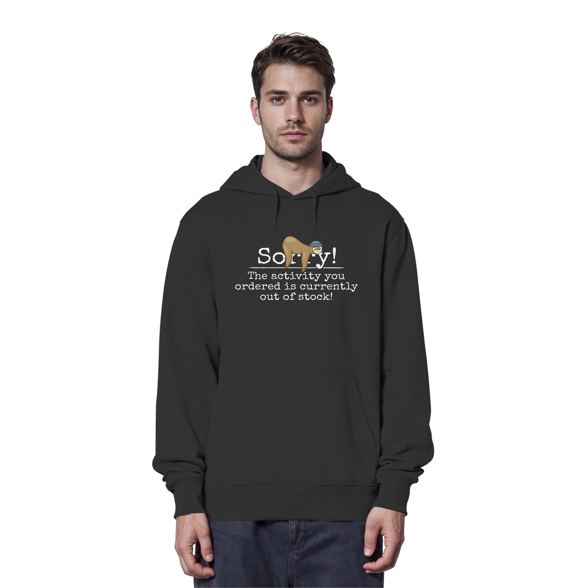 No-Activity Faultier - Organic Hoodie