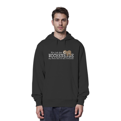 Kawaii Faultier Wochenende - Organic Hoodie