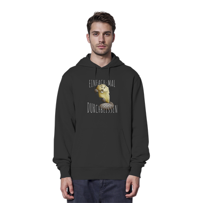 Einfach mal Durchbeissen Biber - Organic Hoodie