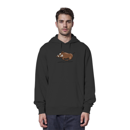 sauwildes Wildschwein | Wildsau  - Organic Hoodie