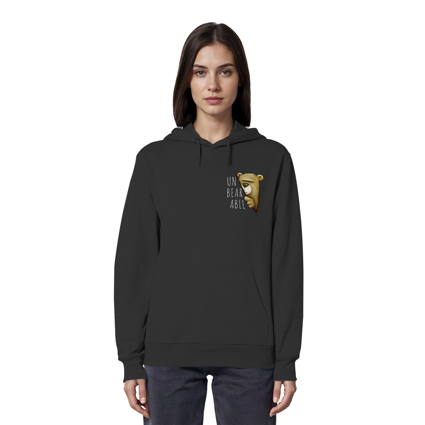 Unbearable – Unerträglich Bär - Organic Hoodie
