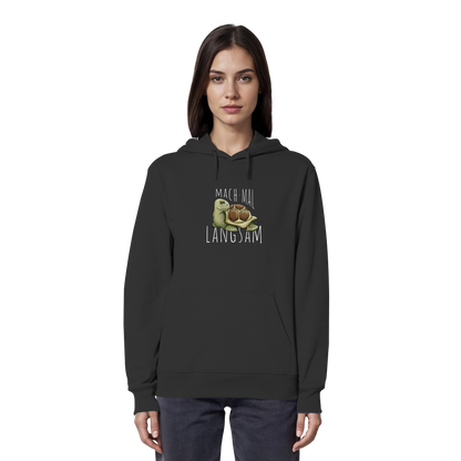 Mach mal langsam Schildkröte - Organic Hoodie