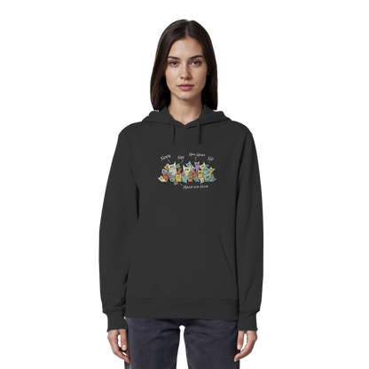 Nope, Nee, Nö Katzen - Organic Hoodie
