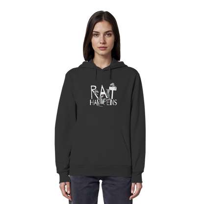 Rat Happens Ratten - Organic Hoodie