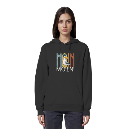 Moin Moin norddeutsche Möwe - Organic Hoodie
