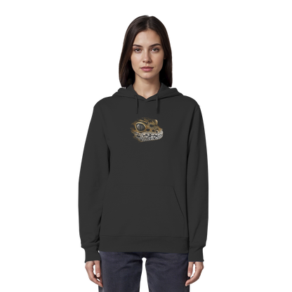 Leopard Gecko Skizze Kritzelkunst - Organic Hoodie
