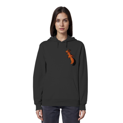 Süßes Eichhörnchen klettert - Organic Hoodie