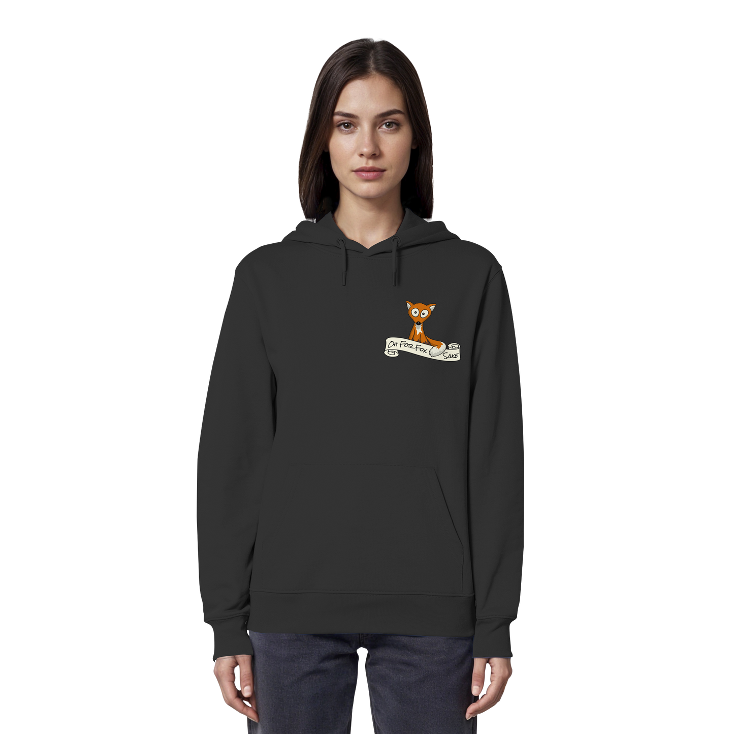 Oh For Fox Sake – Um Fuchses Willen - Organic Hoodie