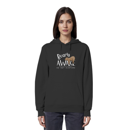 Bearly Awake Bitte nicht stören Bär - Organic Hoodie