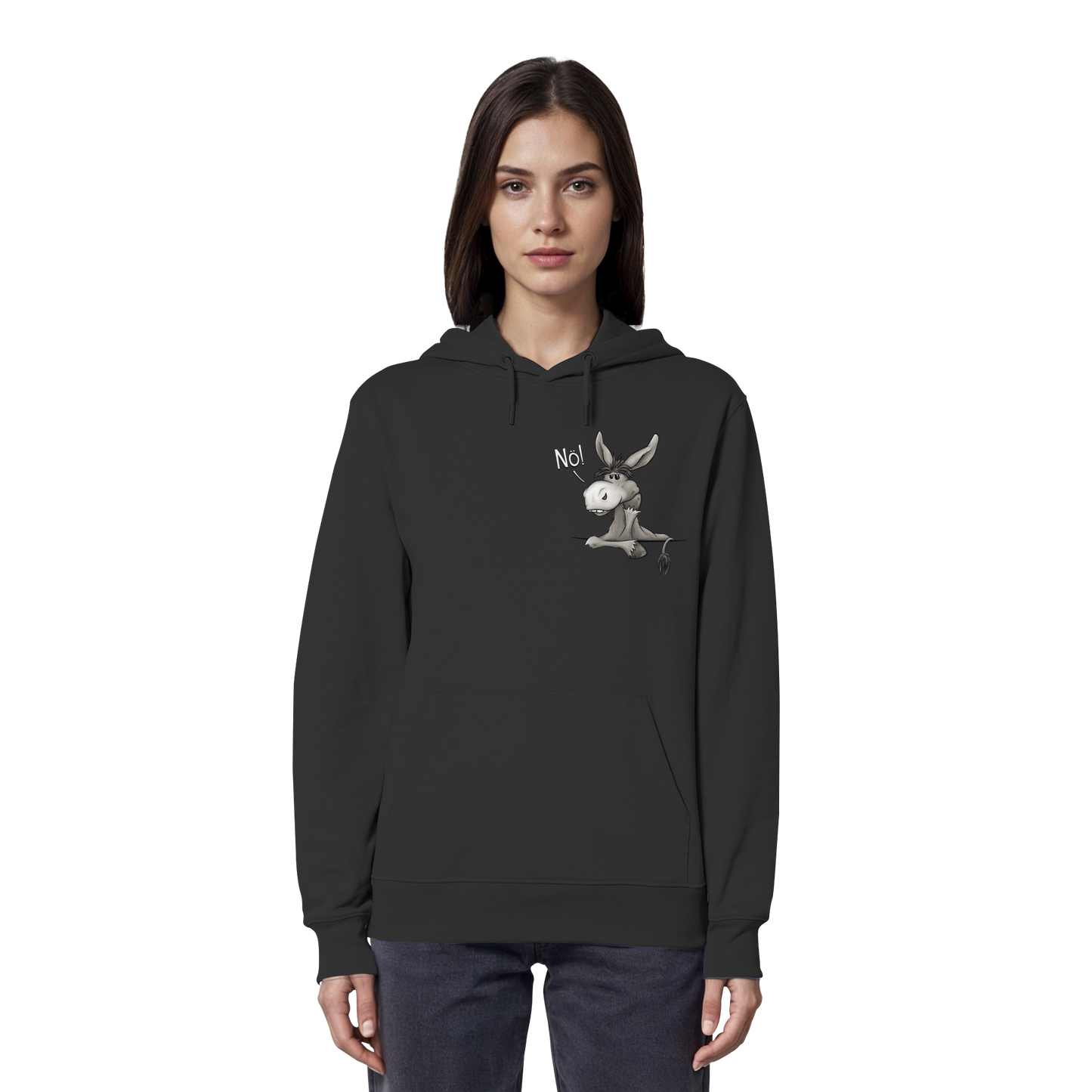 Nö! Störrischer Esel - Organic Hoodie