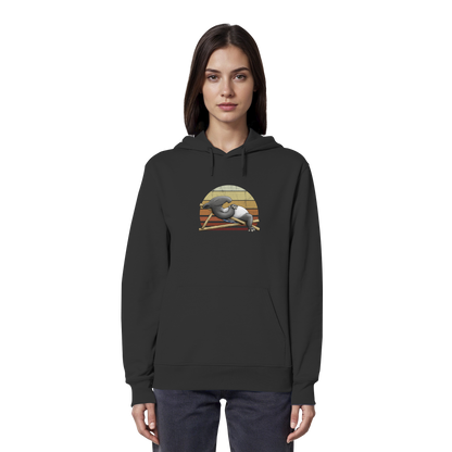 Lässiger Retro Sundown Tapir - Organic Hoodie