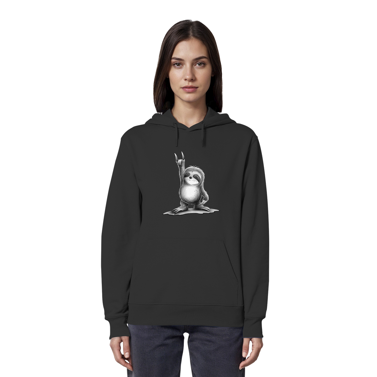 Rock On Party Faultier - Organic Hoodie