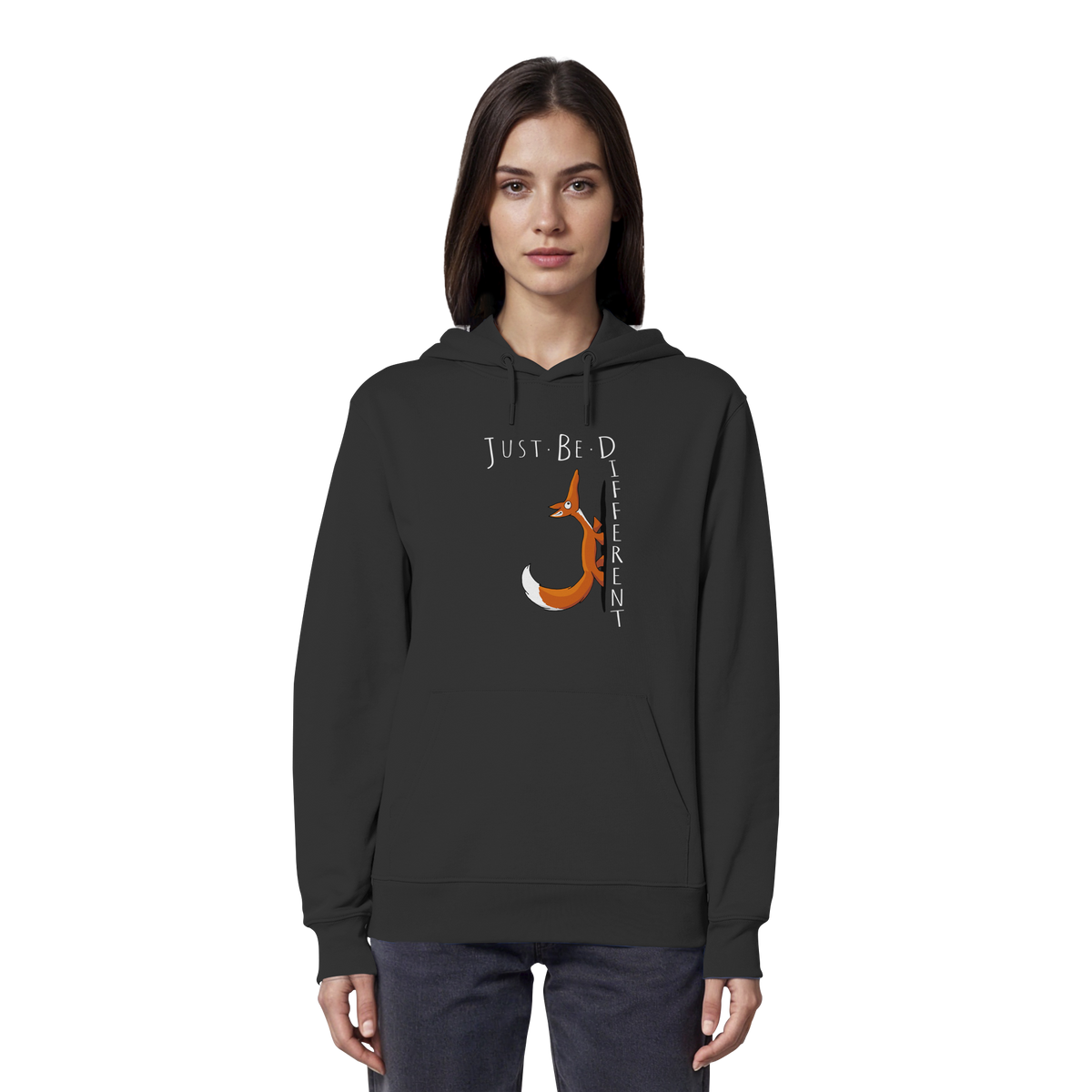 Just Be Different | Sei Anders, kleiner Fuchs - Organic Hoodie