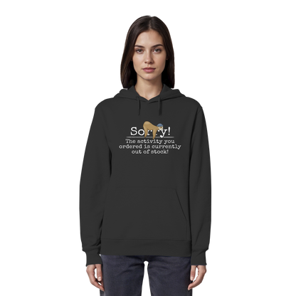 No-Activity Faultier - Organic Hoodie